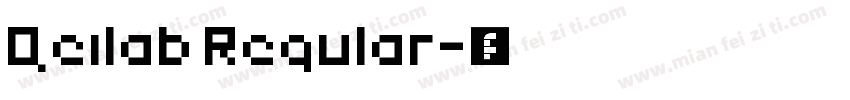 Qeilab Regular字体转换